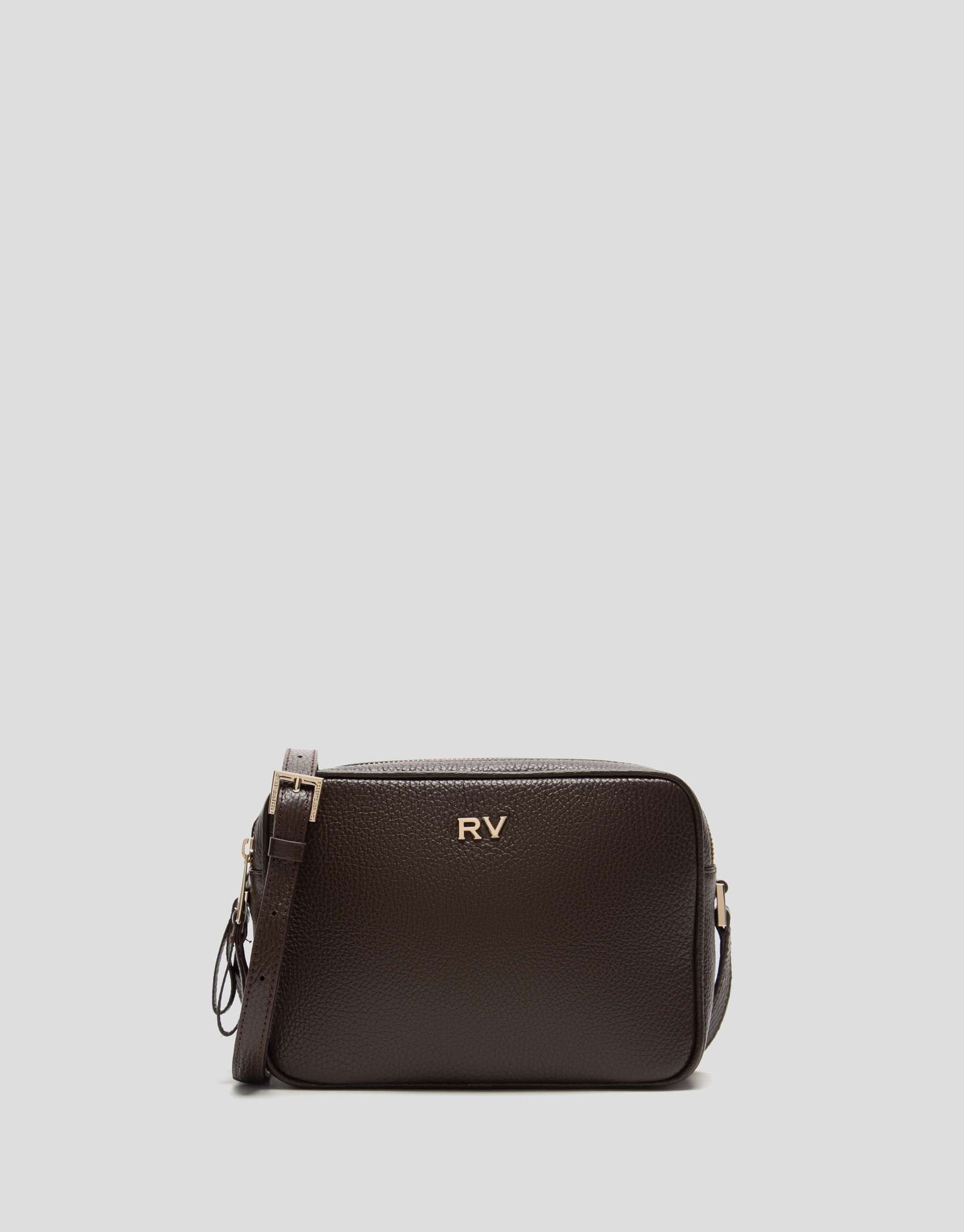 Bolso bandolera Taylor piel marrón oscuro | Roberto Verino
