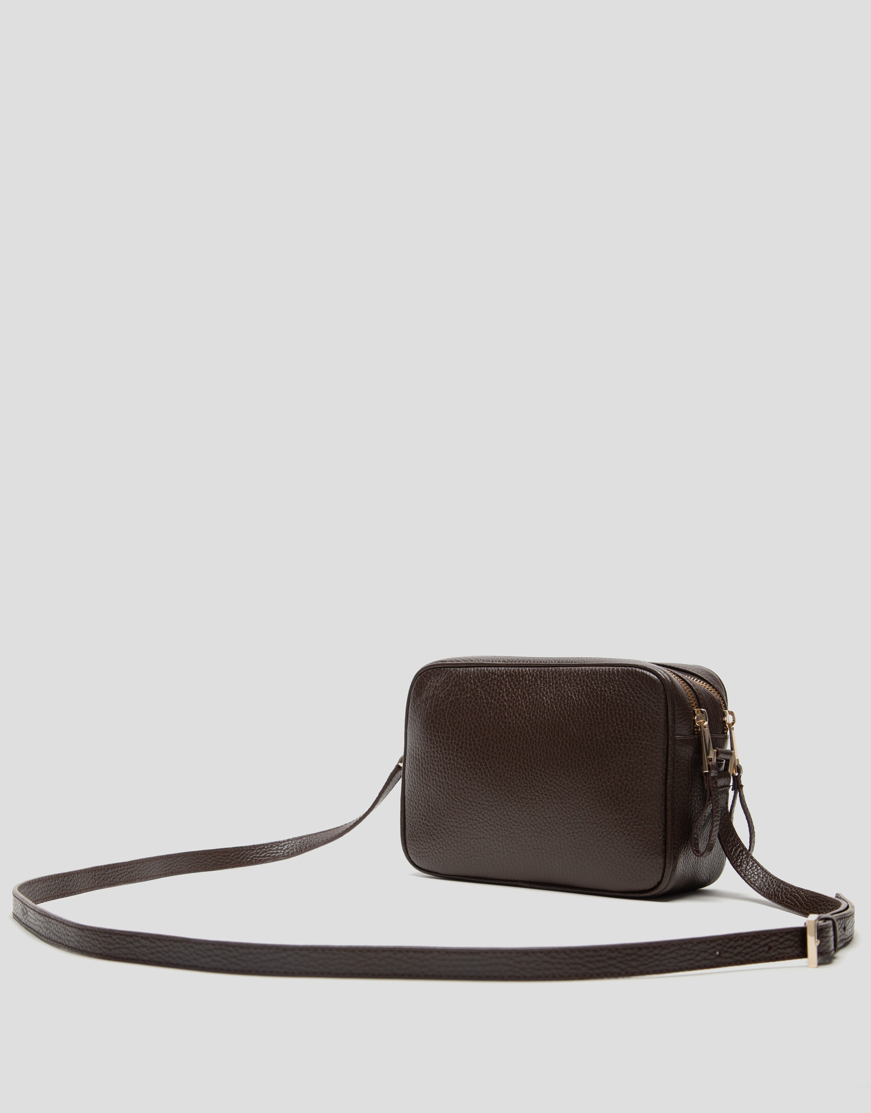 Bolso bandolera Taylor piel marrón oscuro | Roberto Verino