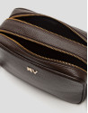 Bolso bandolera Taylor piel marrón oscuro | Roberto Verino