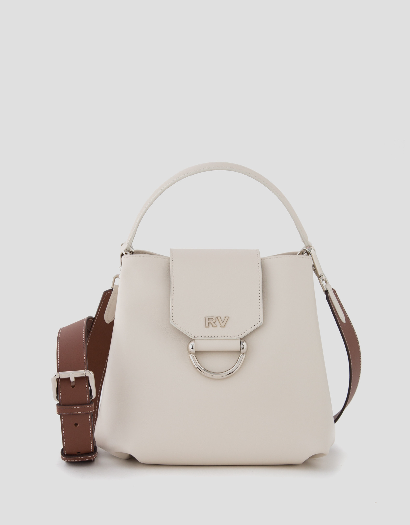 Bolso bucket Miranda piel crudo