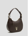 Bolso de hombro Cuca Moon piel marrón