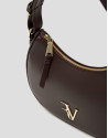 Bolso de hombro Cuca Moon piel marrón