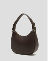 Bolso de hombro Cuca Moon piel marrón