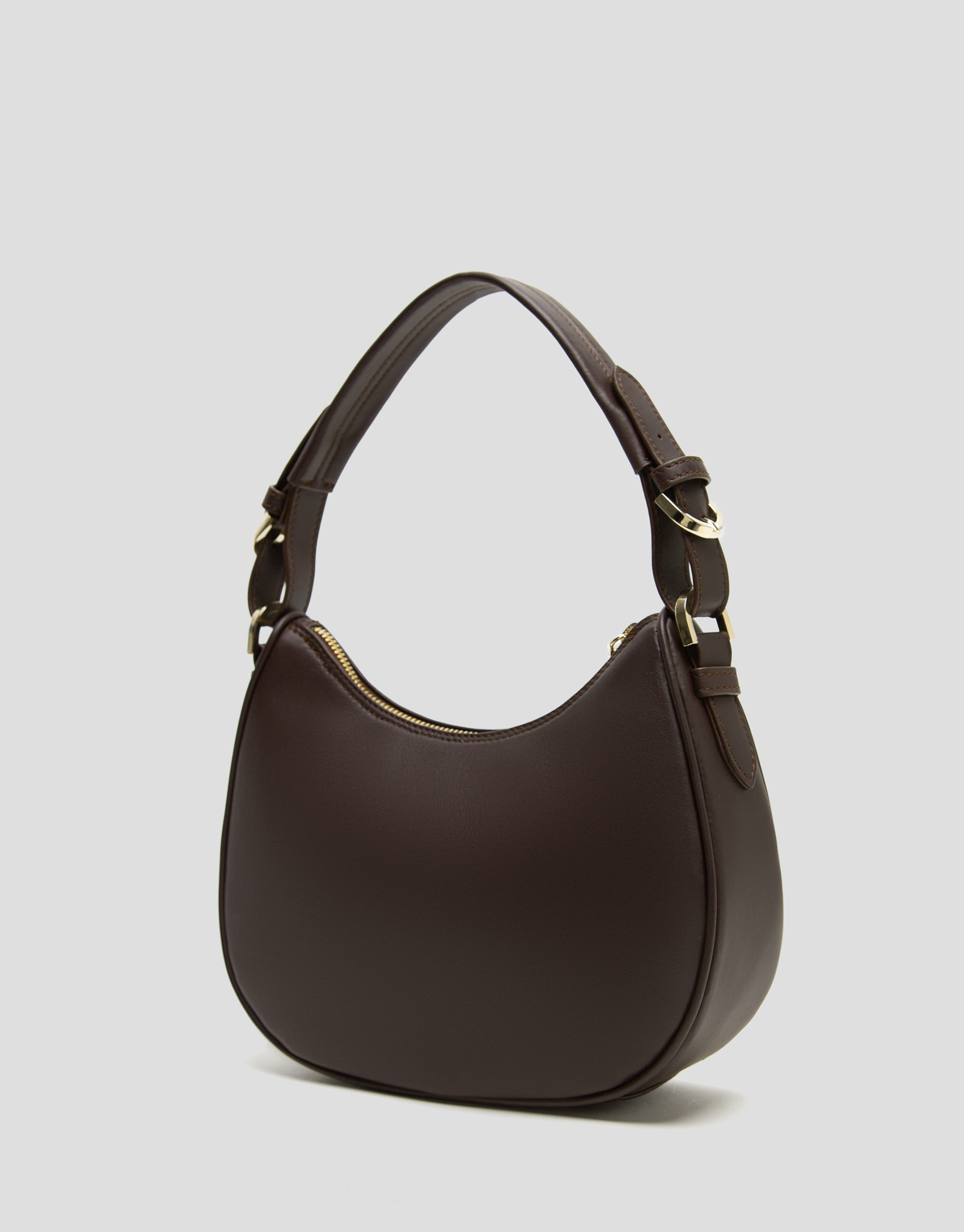 Bolso de hombro Cuca Moon piel marrón