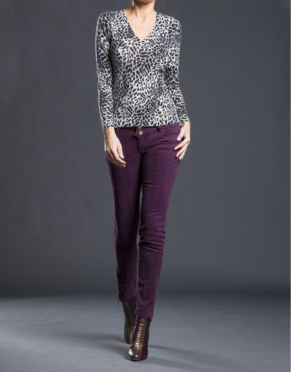 Jersey fino animal print