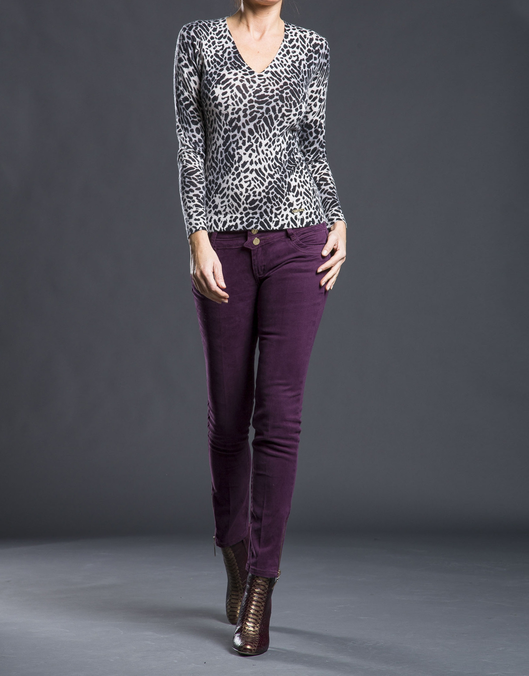Jersey fino animal print