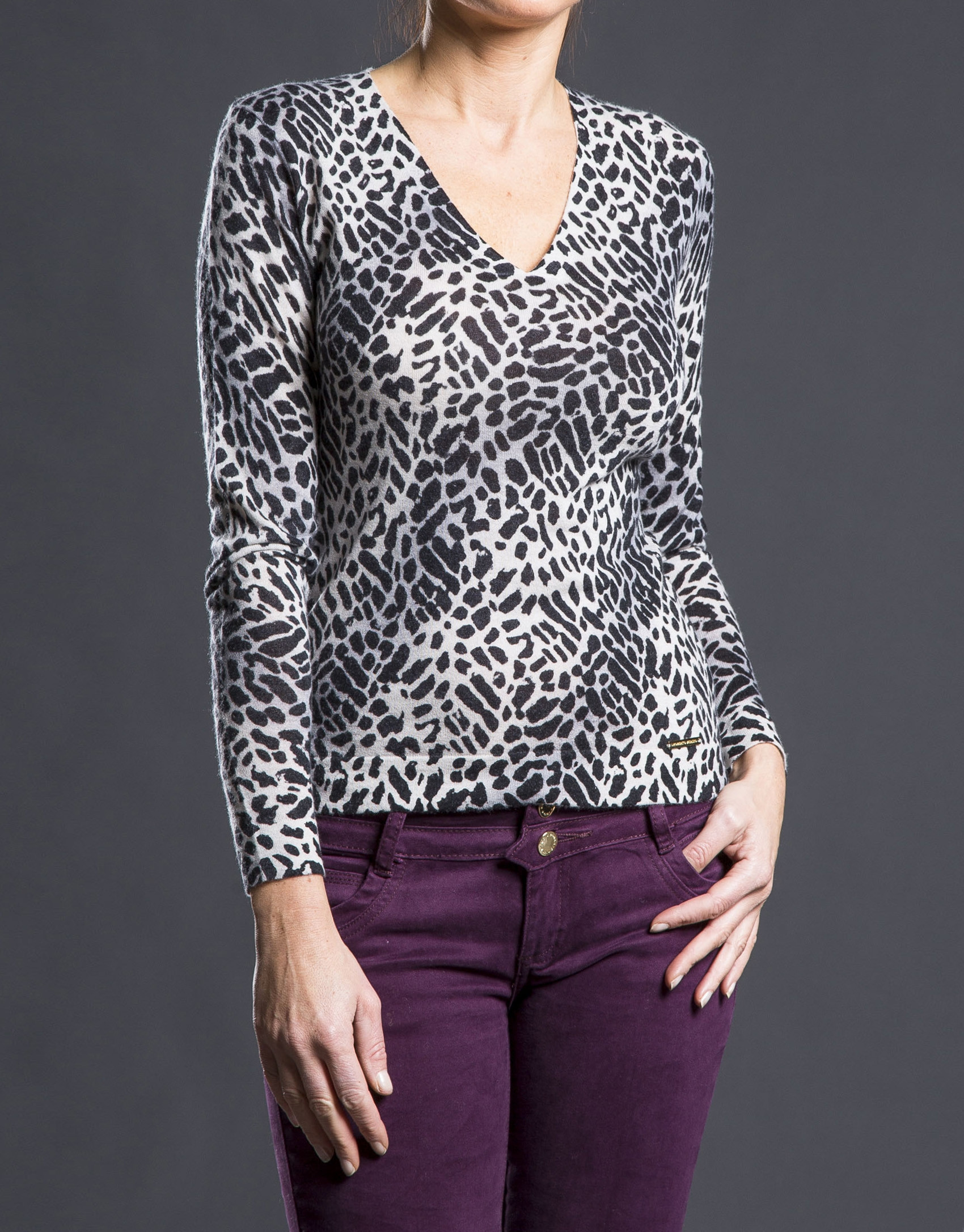 Jersey fino animal print