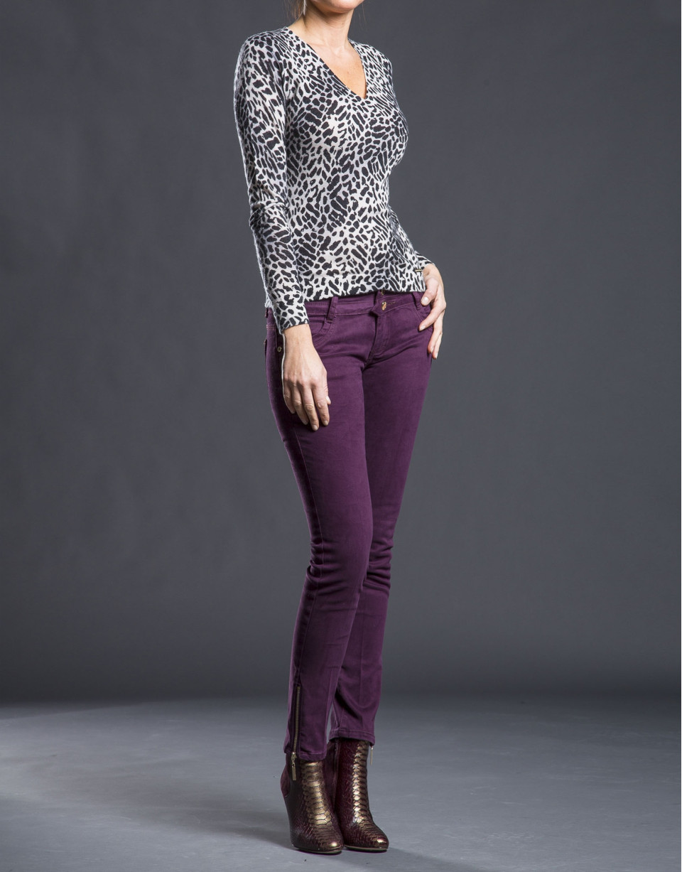 Jersey fino animal print