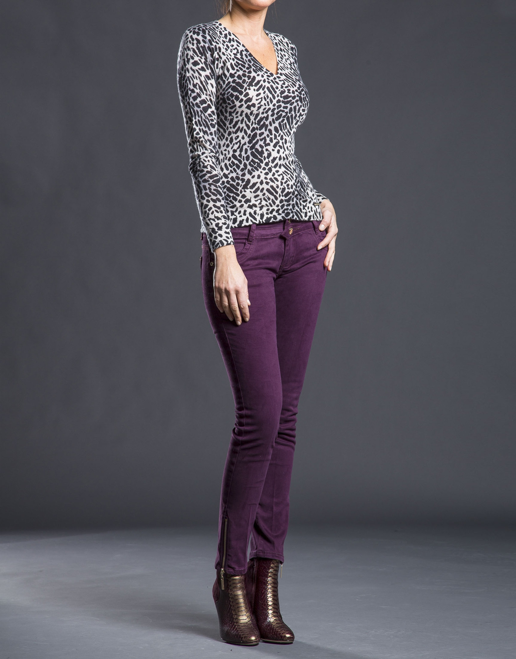 Jersey fino animal print