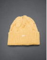Gorro en punto mostaza