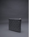 Black leather vanity case with embossed RV