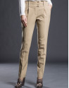 Pantalón pinzas camel