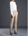 Camel pants with darts