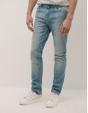 Light blue slim fit denim pants