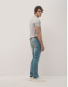 Light blue slim fit denim pants
