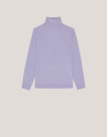 Lilac braided knitted jumper - Woman - AW2024 | Roberto Verino
