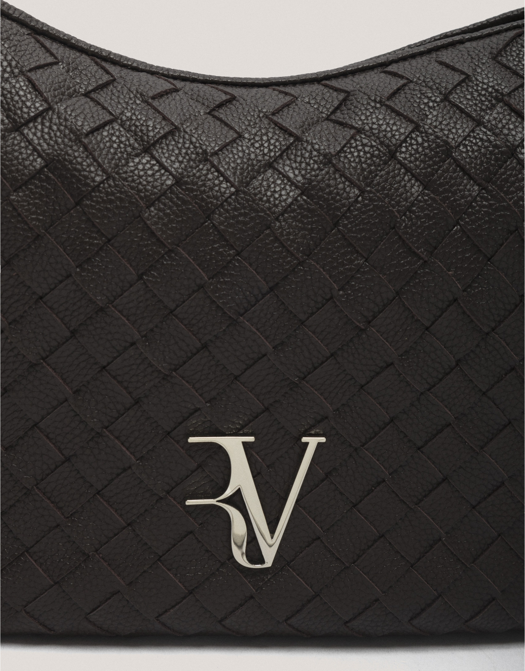 Bolso de hombro Erea Moon Maxi piel trenzada ... | Roberto Verino