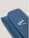 Blue leather Rita handbag - Woman - AW2024 | Roberto Verino
