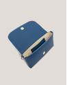 Bolso de mano Rita piel azul - Mujer - OI2024 | Roberto Verino
