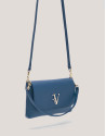 Bolso de mano Rita piel azul - Mujer - OI2024 | Roberto Verino