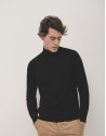 Jersey cuello cisne lana negro - Hombre | Roberto Verino