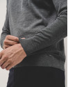 Jersey cuello cisne lana gris melange - Hombre | Roberto Verino