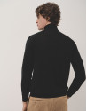 Jersey cuello cisne lana negro - Hombre | Roberto Verino