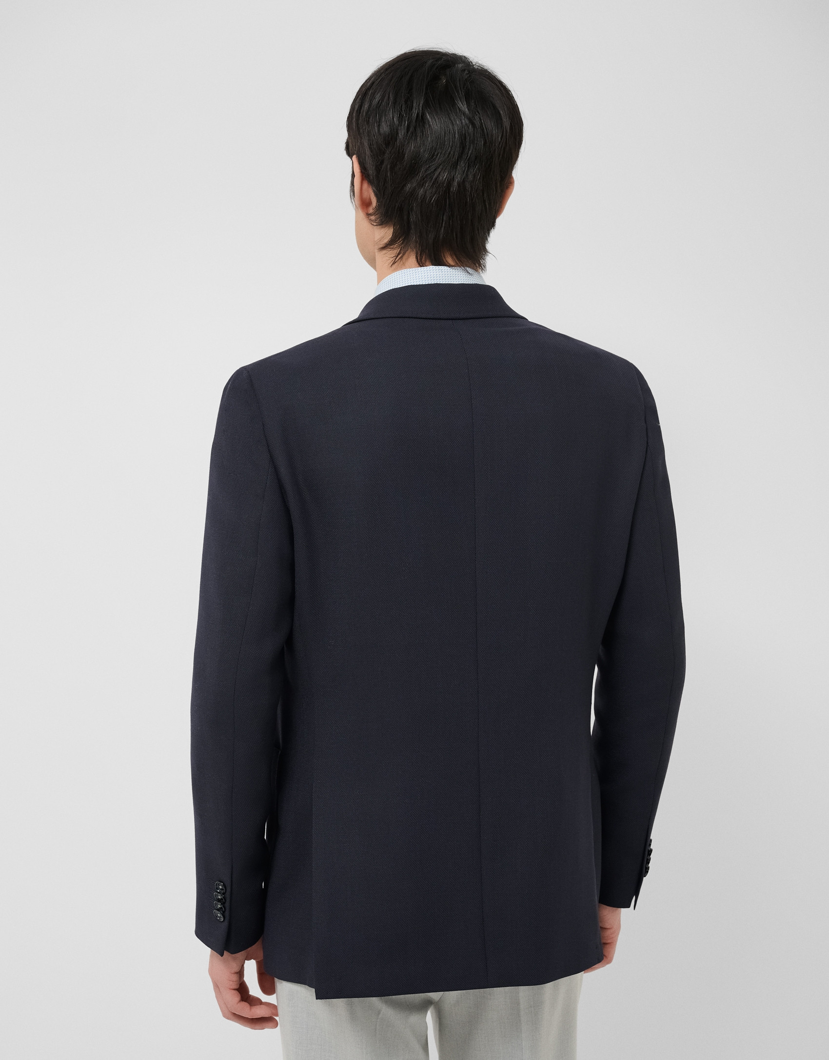 Americana azul estructura color marino - Hombre | Roberto Verino