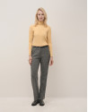 Yellow braided knitted jumper - Woman - AW2024 | Roberto Verino