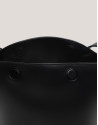 Black leather Mini Hobo shoulder bag - Sale | Roberto Verino