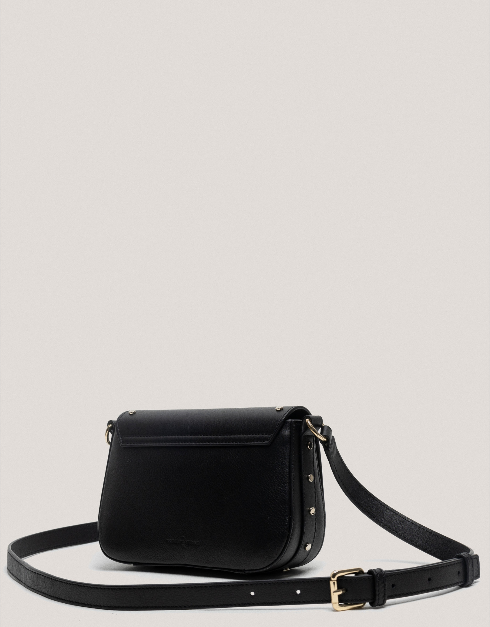 Bolso bandolera Mafalda Mini piel negra - Sale | Roberto Verino
