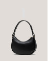 Bolso de hombro Sun Moon piel negro