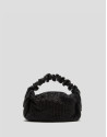 Black Ariana Crystal Mesh handbag