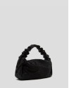 Bolso de mano Ariana Cristal Mesh negro