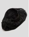 Bolso de mano Ariana Cristal Mesh negro