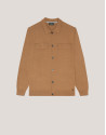 Camel wool jacket with pockets