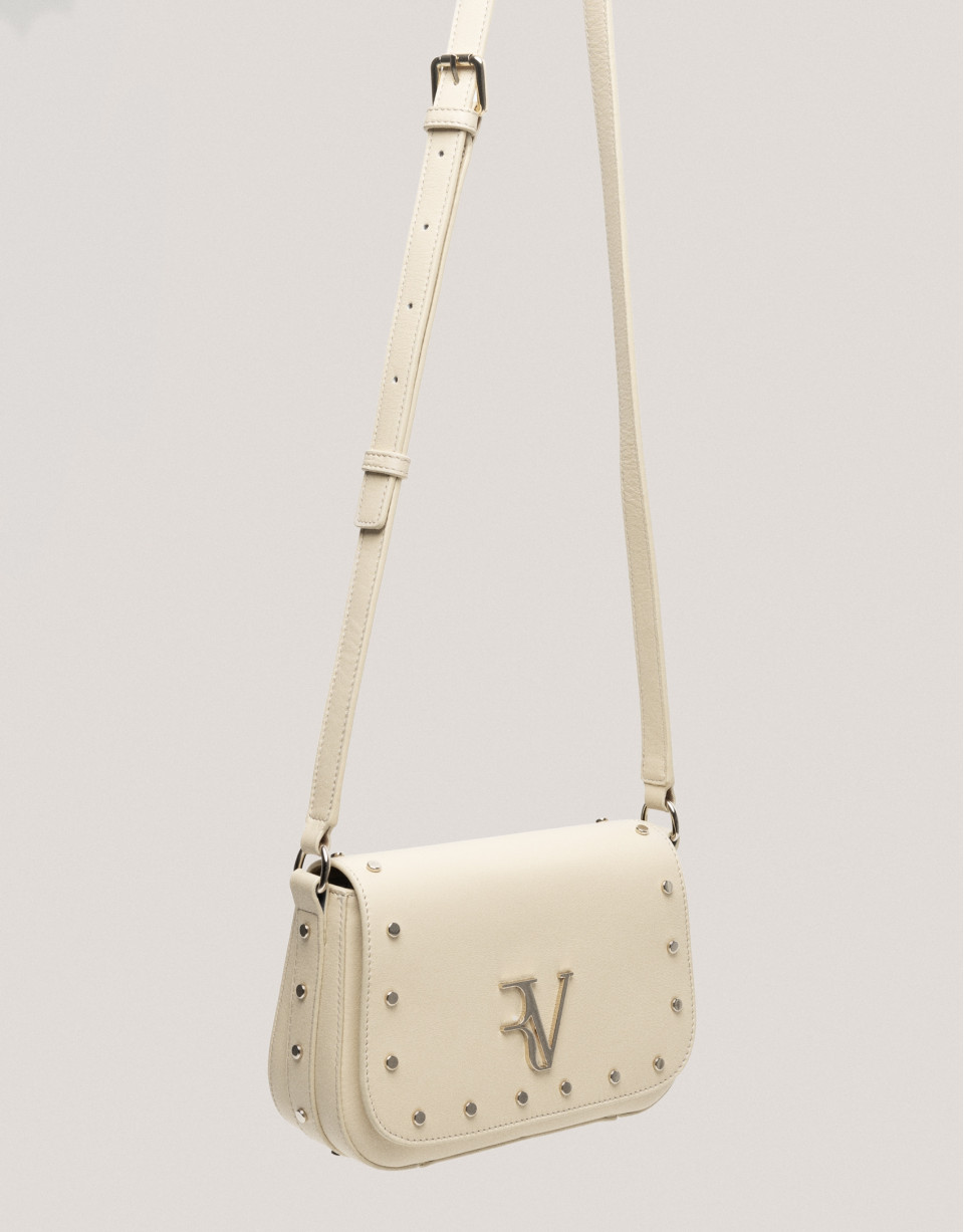 Bolso bandolera Mafalda Mini piel beige