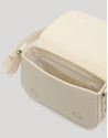 Bolso bandolera Mafalda Mini piel beige