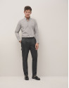 Dark grey twill cargo trousers - Man - AW2024 | Roberto Verino