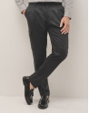 Dark grey twill cargo trousers - Man - AW2024 | Roberto Verino