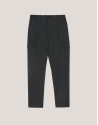 Dark grey twill cargo trousers - Man - AW2024 | Roberto Verino