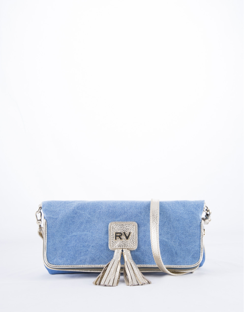 Bolso Clutch Martina Capri azul
