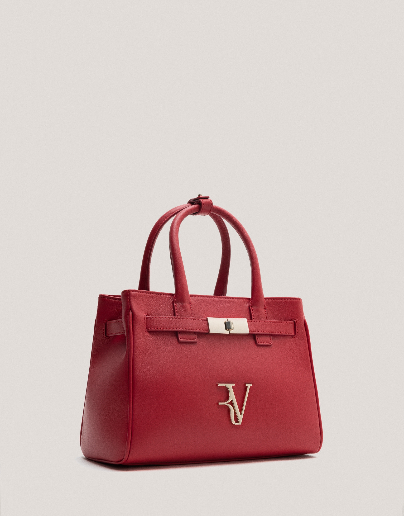 Bolso Emily Satchel Mini piel rojo - Sale | Roberto Verino