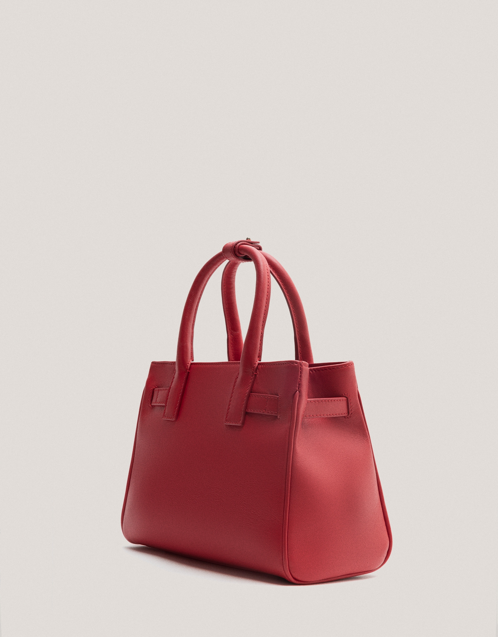 Bolso Emily Satchel Mini piel rojo - Sale | Roberto Verino
