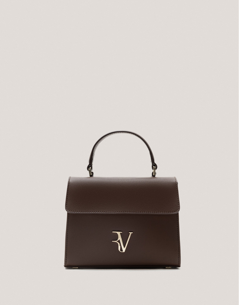 Bolso de mano Mía Mini piel marrón - Sale | Roberto Verino