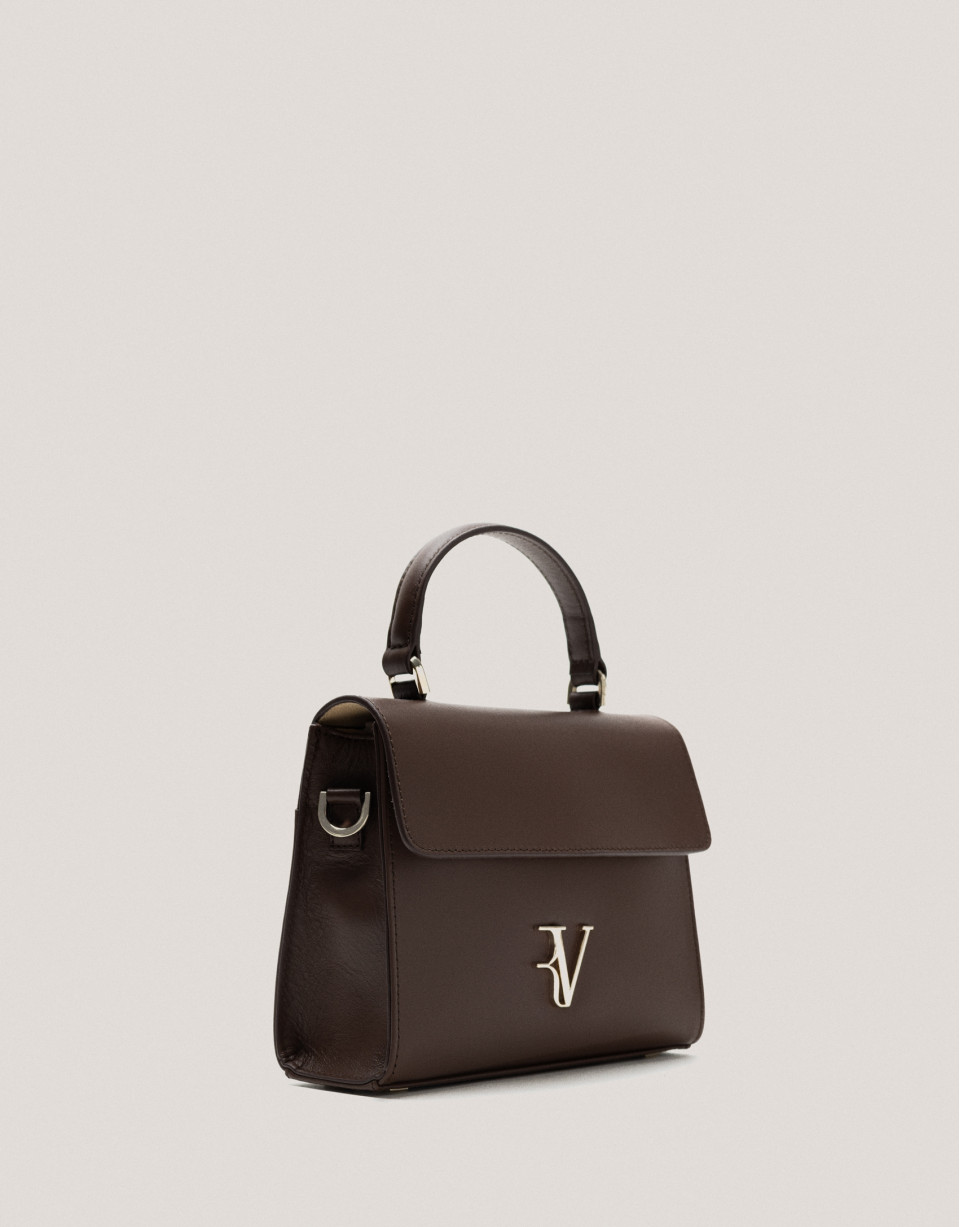 Bolso de mano Mía Mini piel marrón - Sale | Roberto Verino
