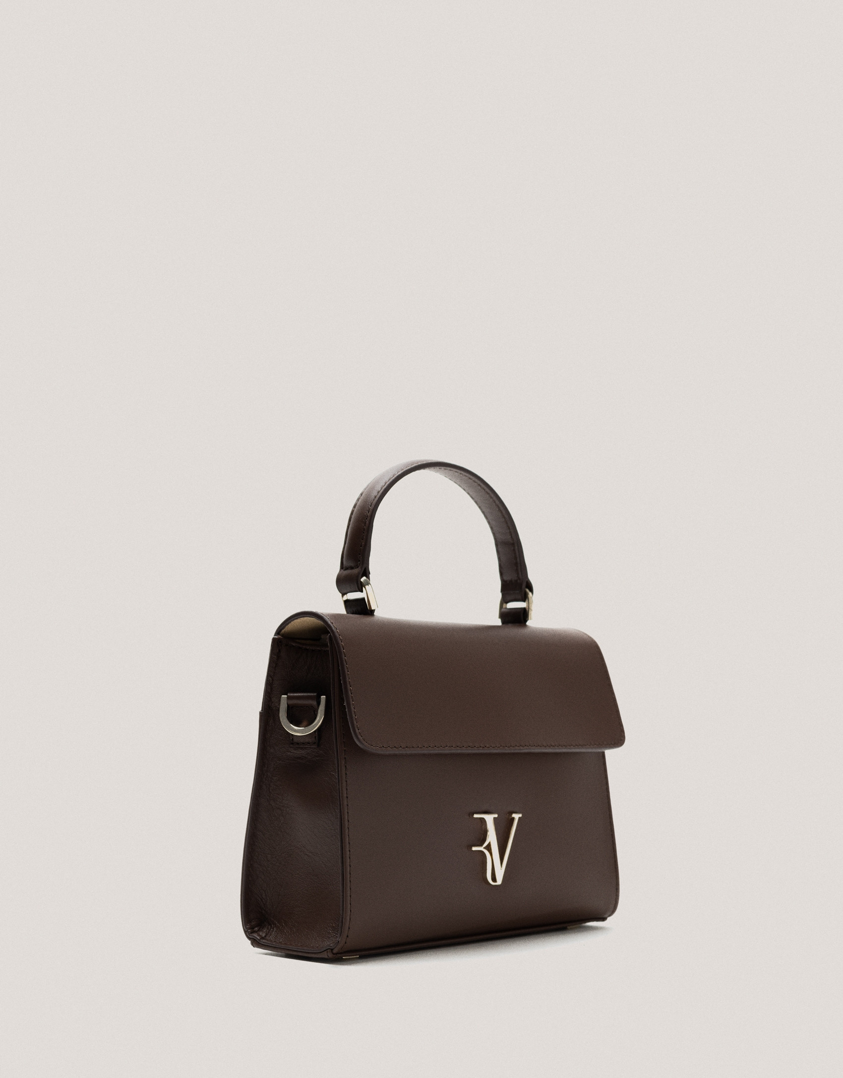 Bolso de mano Mía Mini piel marrón - Sale | Roberto Verino