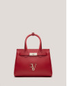 Bolso Emily Satchel Mini piel rojo