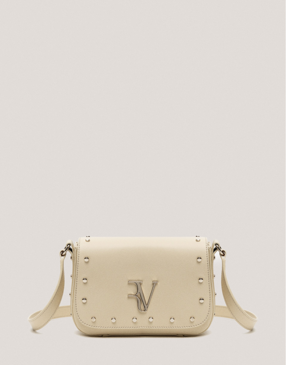 Bolso bandolera Mafalda Mini piel beige
