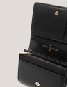 Black medium size Linda quilted leather wallet | Roberto Verino